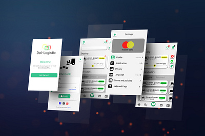Don't Logistics app design delivery app delivery app ui figma logistic app logistic app ui ui uiux user interface ux