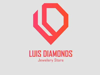 Luis Diamonds Logo Concept branding graphic design logo