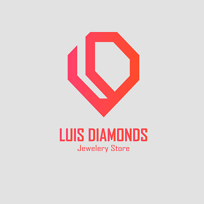 Luis Diamonds Logo Concept branding graphic design logo