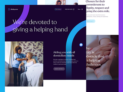 BalbyCare 2021 Website animation brand branding care design identity logo ui ux web