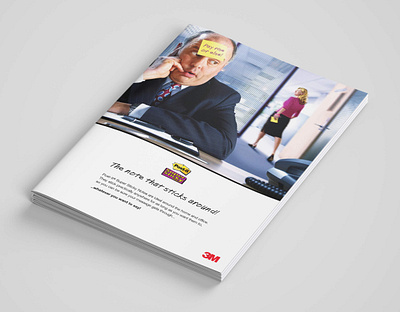 3M Print Material brochure graphic design leaflet print design