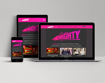 Might Productions advanced backend management cms web developement website design