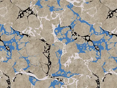 Francés 2 abstracto estampado manchas