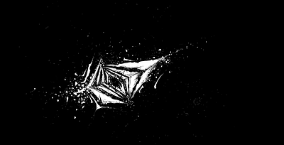 Broken gate black and white illustration krita sketch