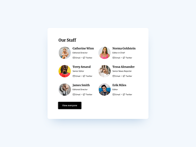 People List UI Design card ui free ui component people list people list ui ui ui component ui component design ui design ui design daily ux ux design