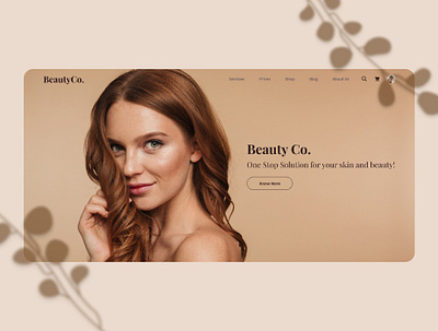 Beauty and Skincare Website beauty cosmetics figma girls homepage landing page makeup skin skincare uidesign uidesigner uxdesigner webpage website woman women