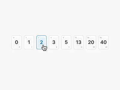 Planning Poker Extension for Aha! Develop cards customization customize develop developer engineering estimation illustration planning playing cards points poker product management project management ui user experience user interface ux