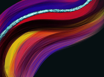 Waves abstract applepencil illustration ipad pattern procreate