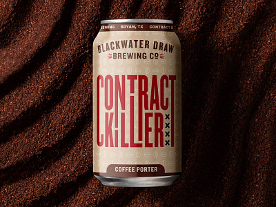 Contract Killer beercan branding candesign illustration packaging photography typography