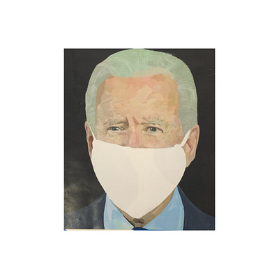 Observations 2 - (1/4) a level art artist biden collage covid 19 digital fine art joe biden sketchbook