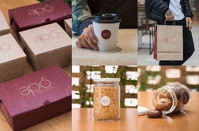 Apó - Packaging brand branding design food graphic design logo package packaging restaurant