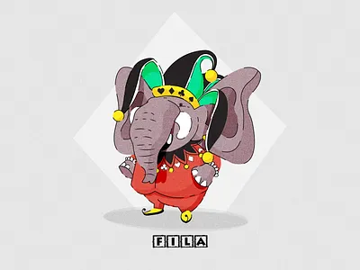 FILA challenge character design design illustration