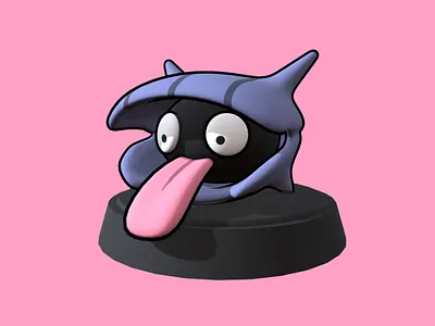 Shellder 3d art blender branding cartoon concept creative cute design game graphic design illustration logo photoshop pokemon shellder ui vector