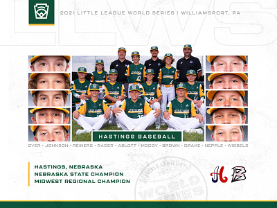 Little League Debut baseball design sports web