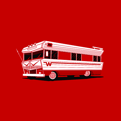 Winnebago digital illustration graphic design illustration