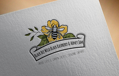 Hand drawn logo for Honey Jam Label branding custom desgin design fiverr fiverr logo fiverr.com fiverrgigs graphic design hand drawn hand made illustration illustrator logo madeonfiverr minimal vector