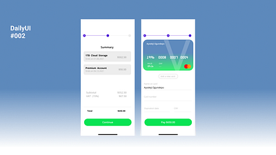 Credit Card Checkout 002 app dailyui design icon illustration typography ui