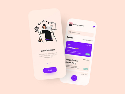 Event Managemant App branding design figma graphic design illustration logo mobile ui uiuxdesign ux uxdesign