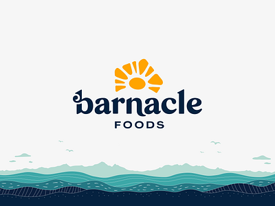 Barnacle Foods Logo alaska barnacle branding custom type kelp logo logo designer packaging typography