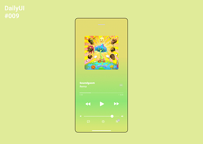 Music Player 009 dailyui design ios logo ui