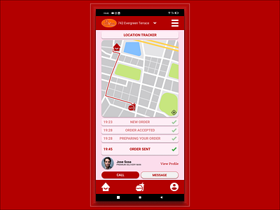 #DailyUI - Location Tracker - Daily UI 020 daily ui dailyui design diseño diseño gráfico diseñoui diseñouxui figma graphic design illustration logo ui ui design