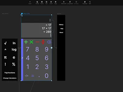 Daily UI 004 - Calculator app calculator dailyui dailyuichallenge design framer ui ux