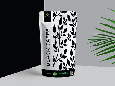 Genofy Black Caffe arifin black caffe coffepouch genofy genofy black caffe graphic design illustration packaging packaging design pouchbag pouchpackaging tanvir