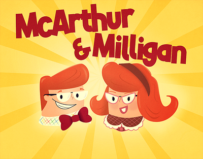 McArthur & Milligan artwork character design design graphic design illustration