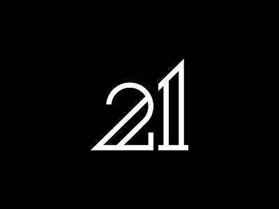 21 1 2 21 logo brand design branding creative flat icon icons identity illustration logo logo design logo designer logotype mark minimalist monogram unique vector