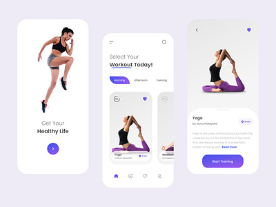 Yoga App Exploration app design exploration healthy illustration indonesia life logo madewithfigma meditation ui uidesign uidesigner uiux ux uxdesign uxdesigner yoga yogaapp