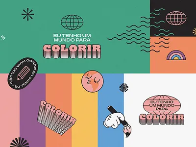 New Year School Campain branding colorfull design fun graphic design illustration logo painting path school typography vector visual identity