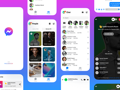 inspired by Messenger facebook uikit messenge app ui messenger app messenger app ui messenger mobile uikit messenger uikit mobile uikit social media uikit uikit