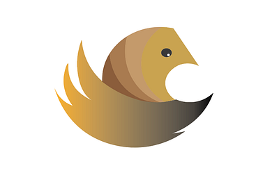 Modern swan design illustration vector