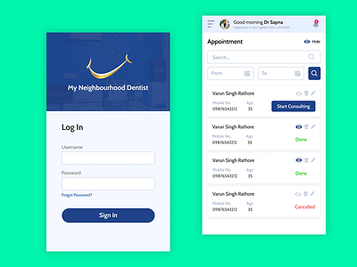 Dental Clinic Responsive Design software development ui ux