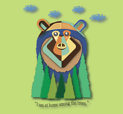 Wilderness design illustration vector