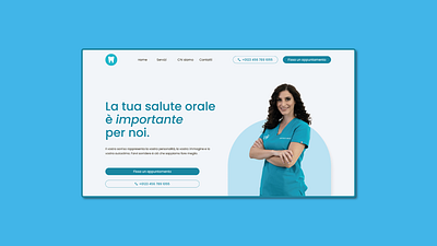 Web Design - Dentist Website Design creative website design healthcare website home page landing page ui ux web site website