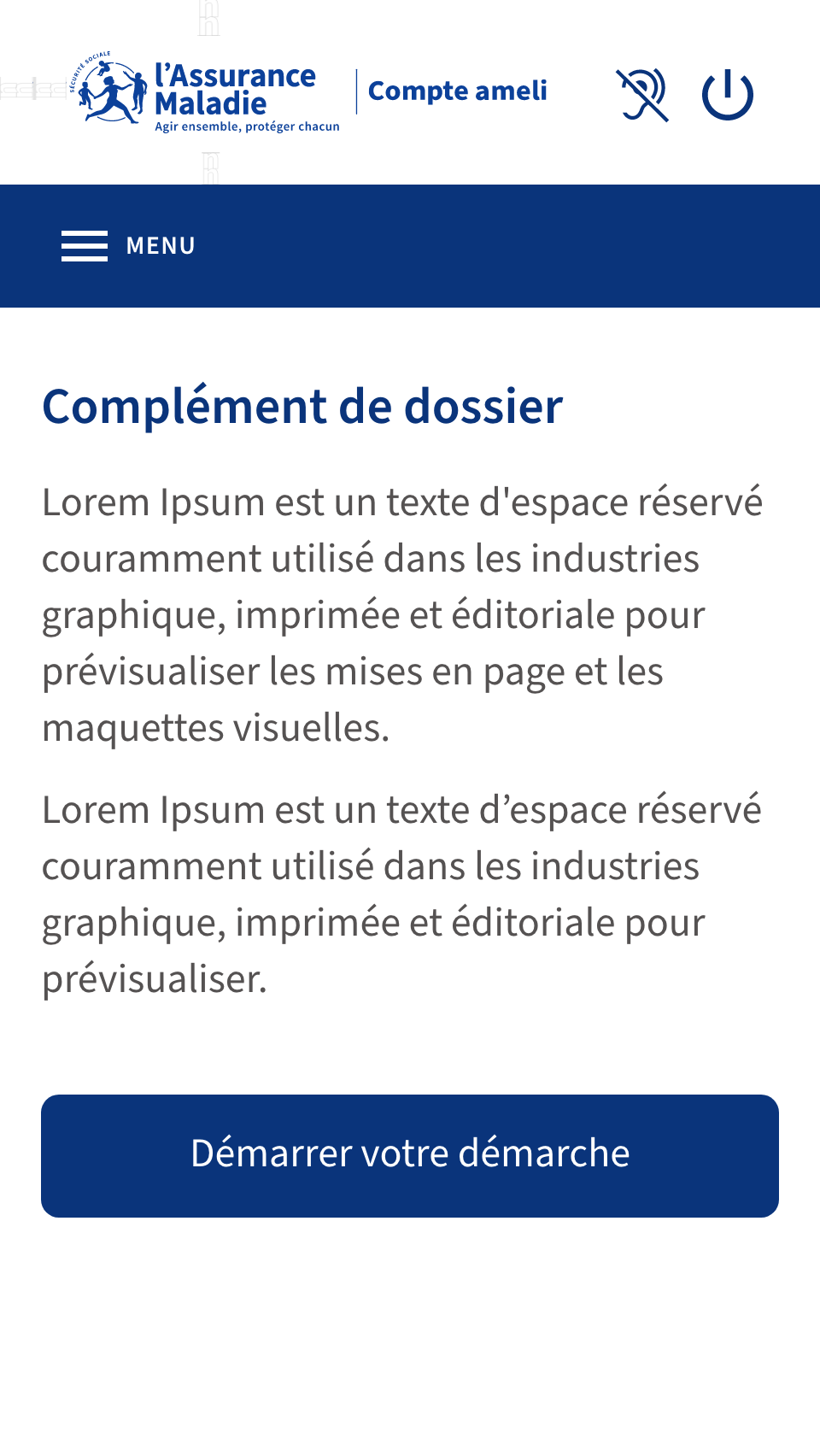 Design UI DS Figma - Assurance Maladie - UI Desktop pour refonte accessibility ameli design graphic design refonte responsive ui ux work