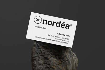 US Business Card Branding Mockup showcase