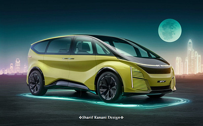 Kanani Motors F-Vision MPV -2025 automobile automotive cars design designer kananimotors modern mpv sharifkanani vehicle