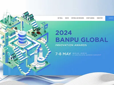 Banpu Global Innovation Awards microsite uiux web design web development website