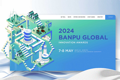 Banpu Global Innovation Awards microsite uiux web design web development website