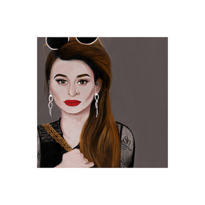 FASHION AND STYLE adobe adobefresco adobeillustration animation animation painting attractive eyes branding colours design digitalpainting during quarantine ear rings fashion fashion trends hair style illustration lips love for fashion makeup nose piercing