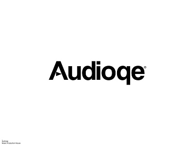 Audioqe / Logo Design app audio brand brand identity branding entertainment graphic design lettermark logo logo design logo designer logodesign logotype minimalist music music production house play button recording typography wordmark