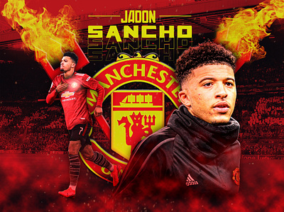 Jadon Sancho Edit artwork design graphic design illustration