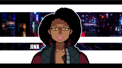 Jinx gimp illustration inkscape kidando