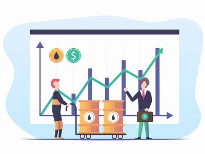 The Increase in Oil Prices Free Illustration business chart charts design financ finance finances financial free freebie graphics illustration illustrations illustrator markets money oil vector