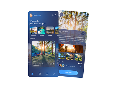 Travel App app app design design figma mobile mobile app mobile design travel travel app ui ui design ux