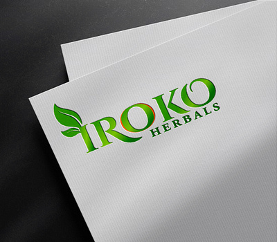 Iroko herbal logo logo