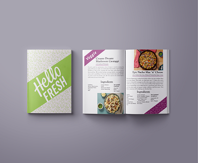 Hello Fresh Catalog catalog design graphic design layout magazine typography