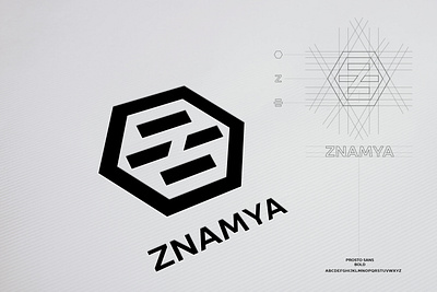 Znamya (logo for honey business) beehive branding design honey honeycomb illustration logo negative space vector